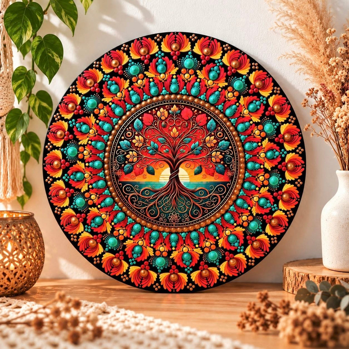 "Életfa" mandala - 40 cm-es