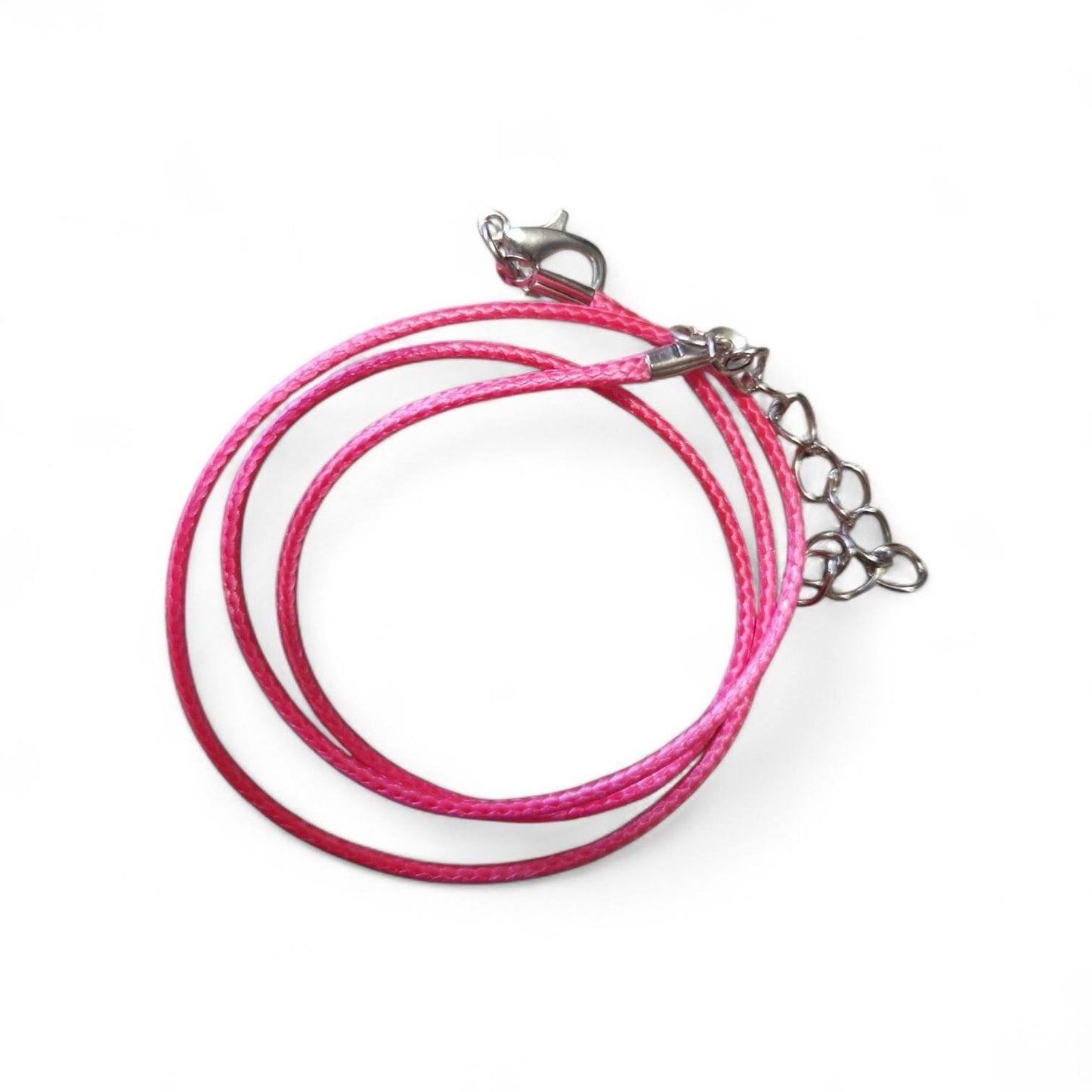 Viaszolt zsinór delfinkapoccsal - pink