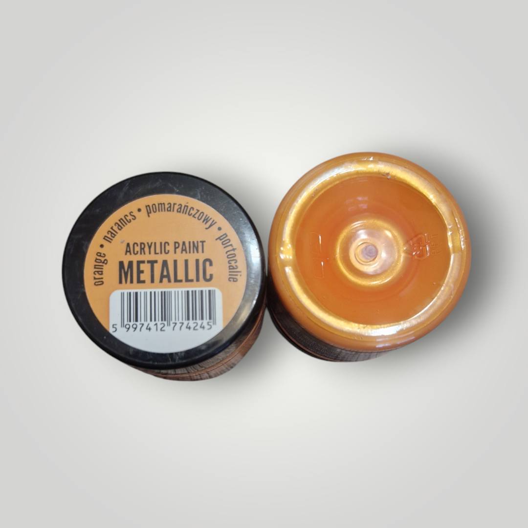 Pentart METÁL festék 50 ml narancs