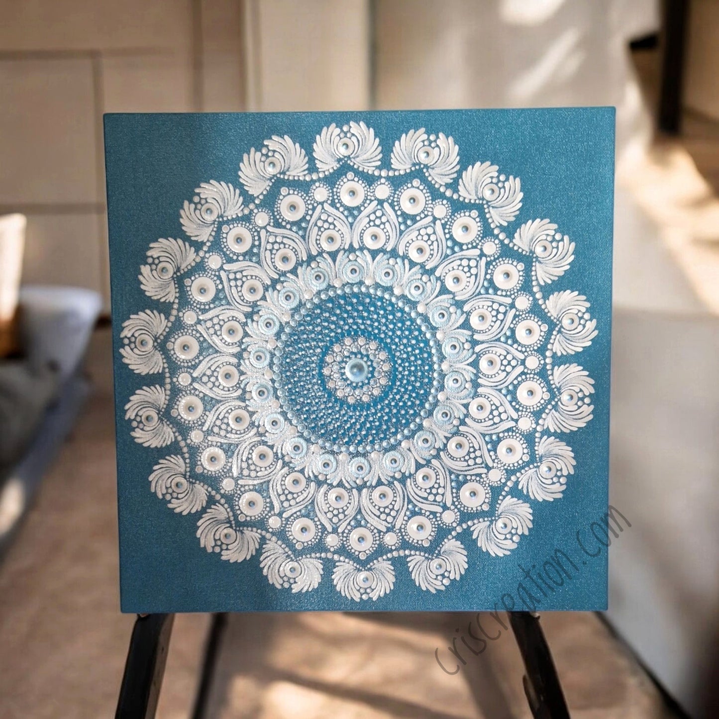 "Óceán" Mandala - 33x33 cm