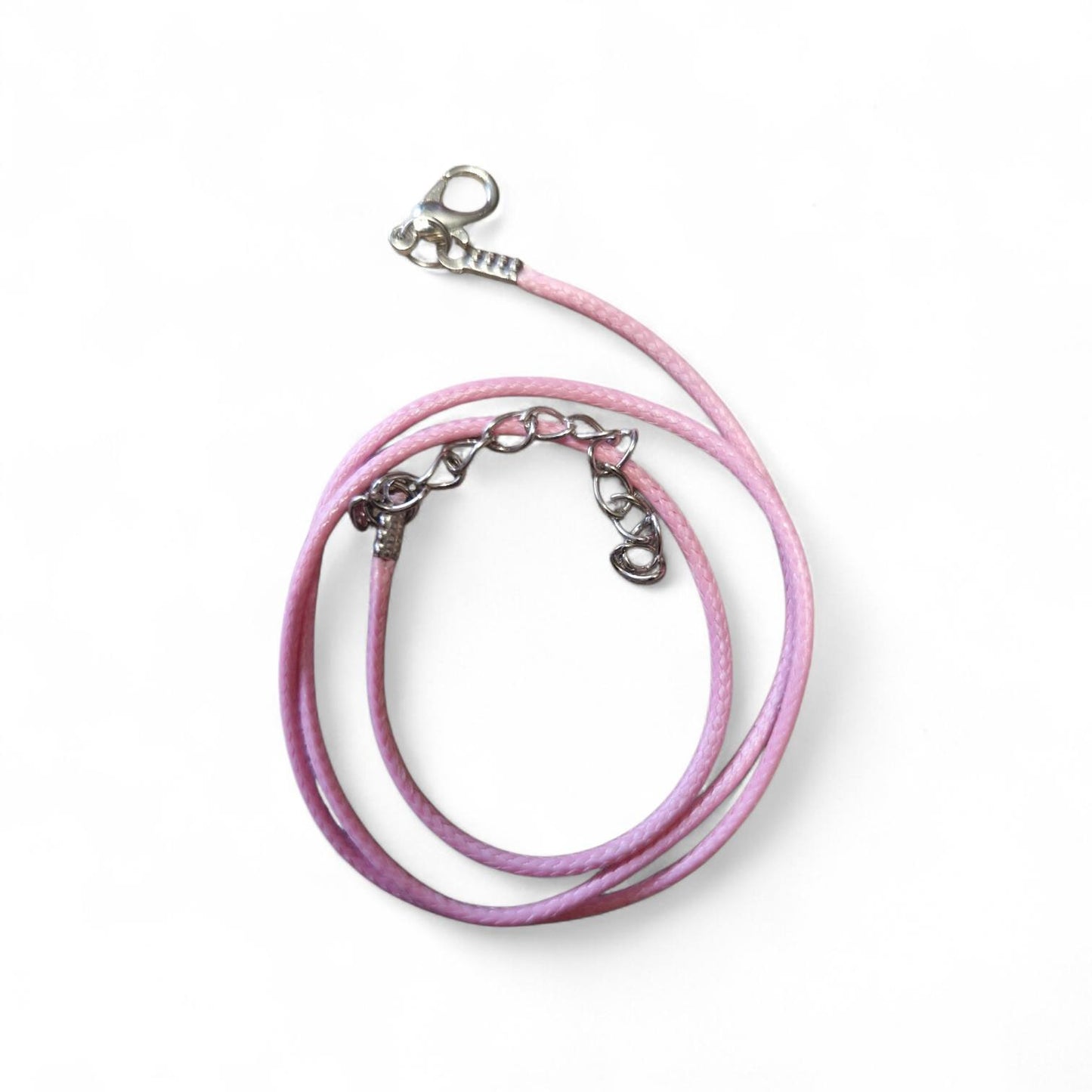 Viaszolt zsinór delfinkapoccsal - rózsaszín