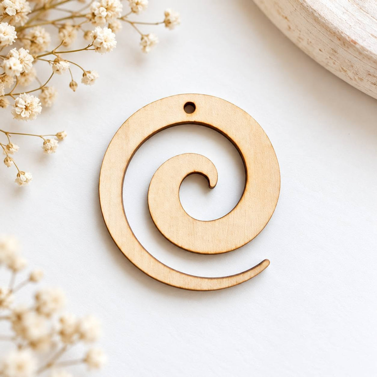 Ékszeralap "spirál" 0010. - 4 cm