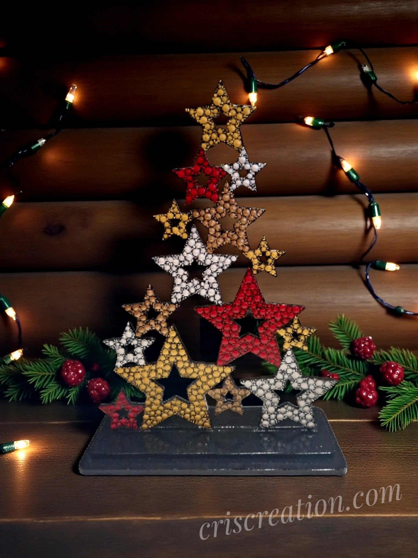 Karácsonyfa - 25x17,5 cm