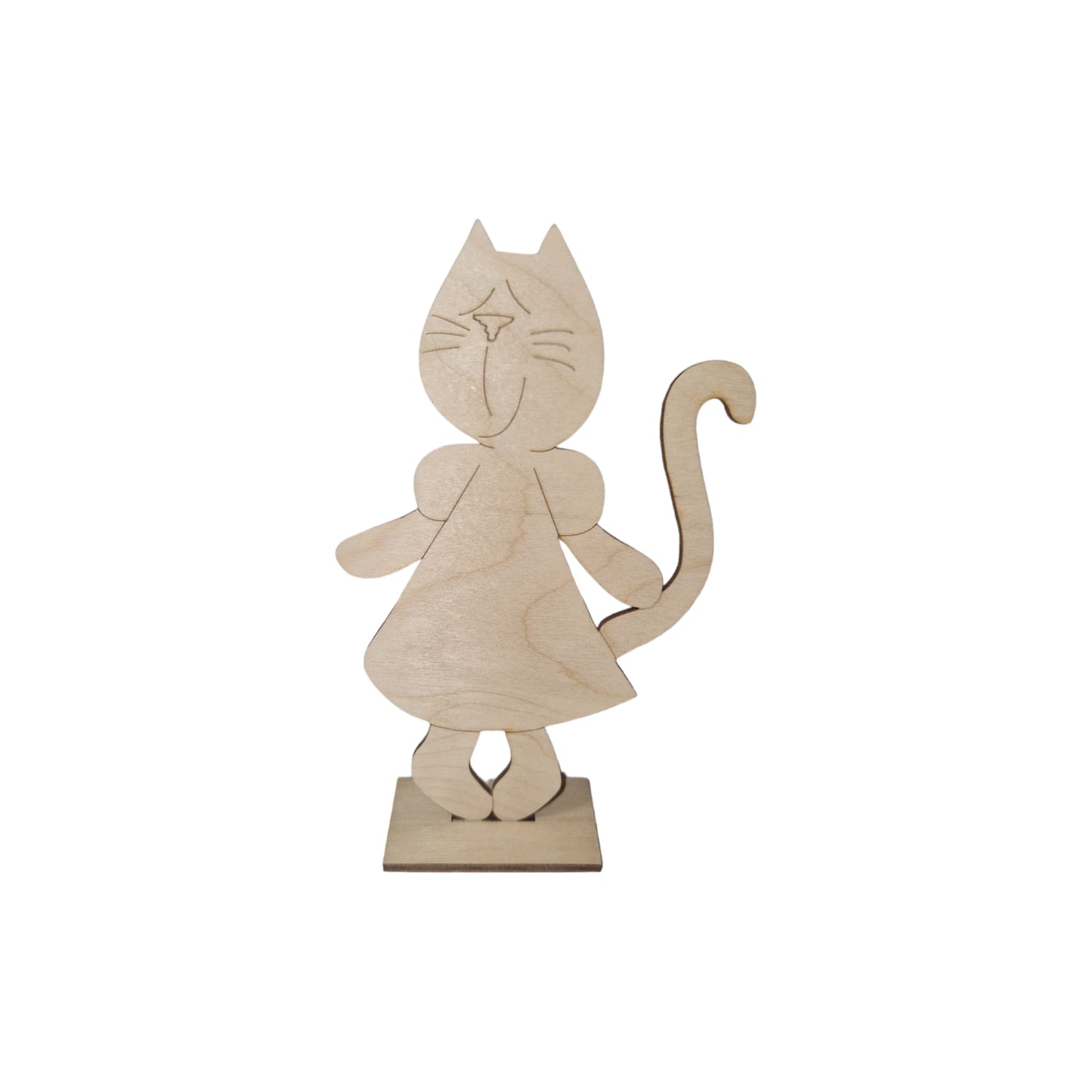 Cicalány talppal - lézervágott 3mm - 13,5x8 cm