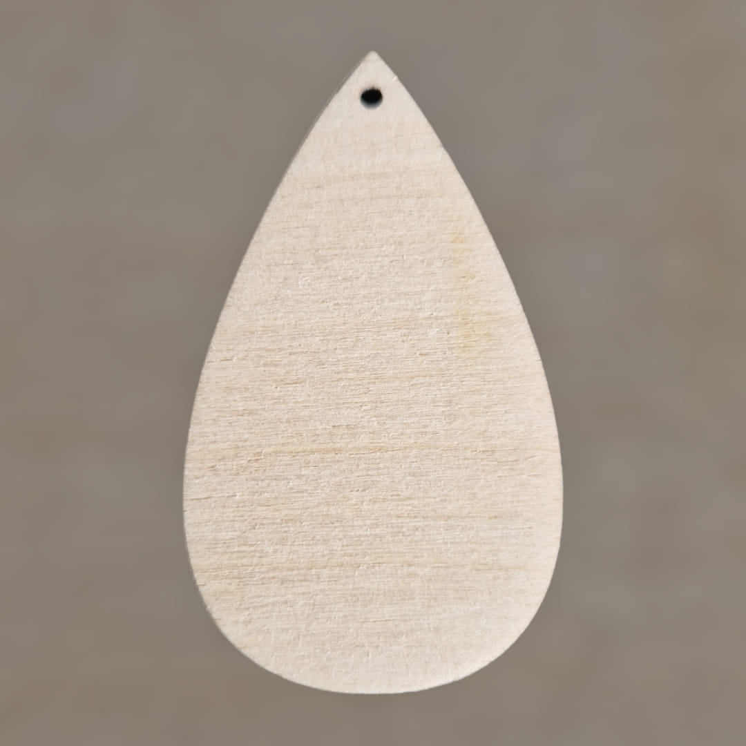 Ékszeralap "Csepp" 0018. - 6x3,5 cm