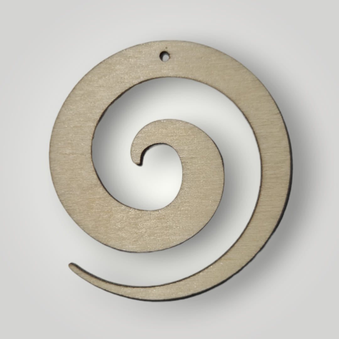 Ékszeralap "spirál" 0010. - 4 cm