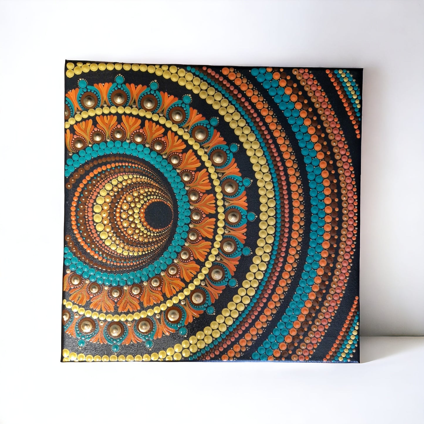 Színes mandala - 33x33 cm