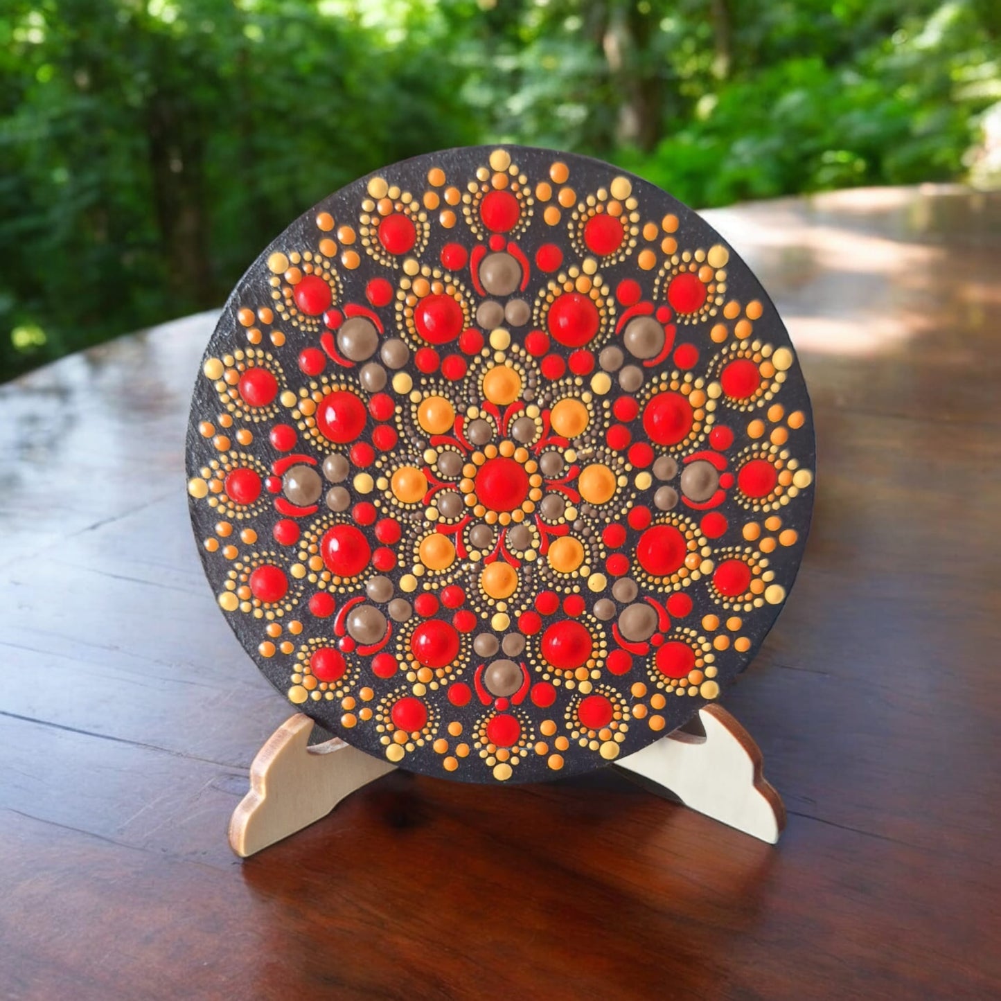 Mandala képtartóval - 10 cm