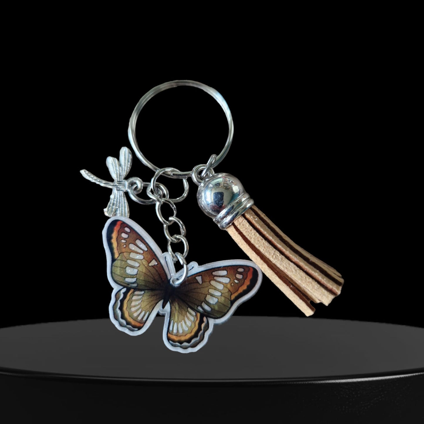 Pillangós kulcstartó kb. 7 cm