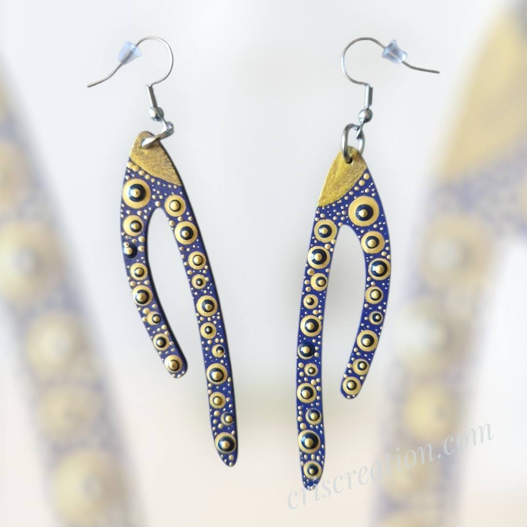 061. Fülbevaló - 7x1,5 cm