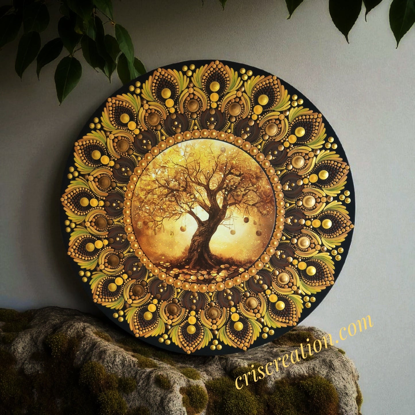 "A Bőség Fája" Mandala- 40 cm