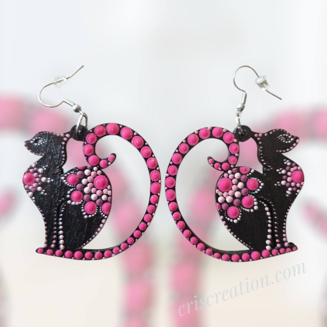 080. Fülbevaló - 5x4,5 cm