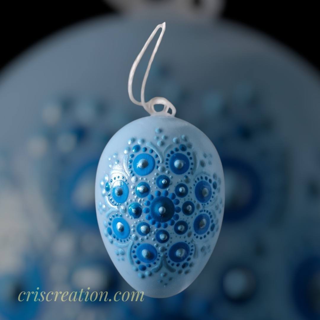 Festett tojás - 6x4 cm