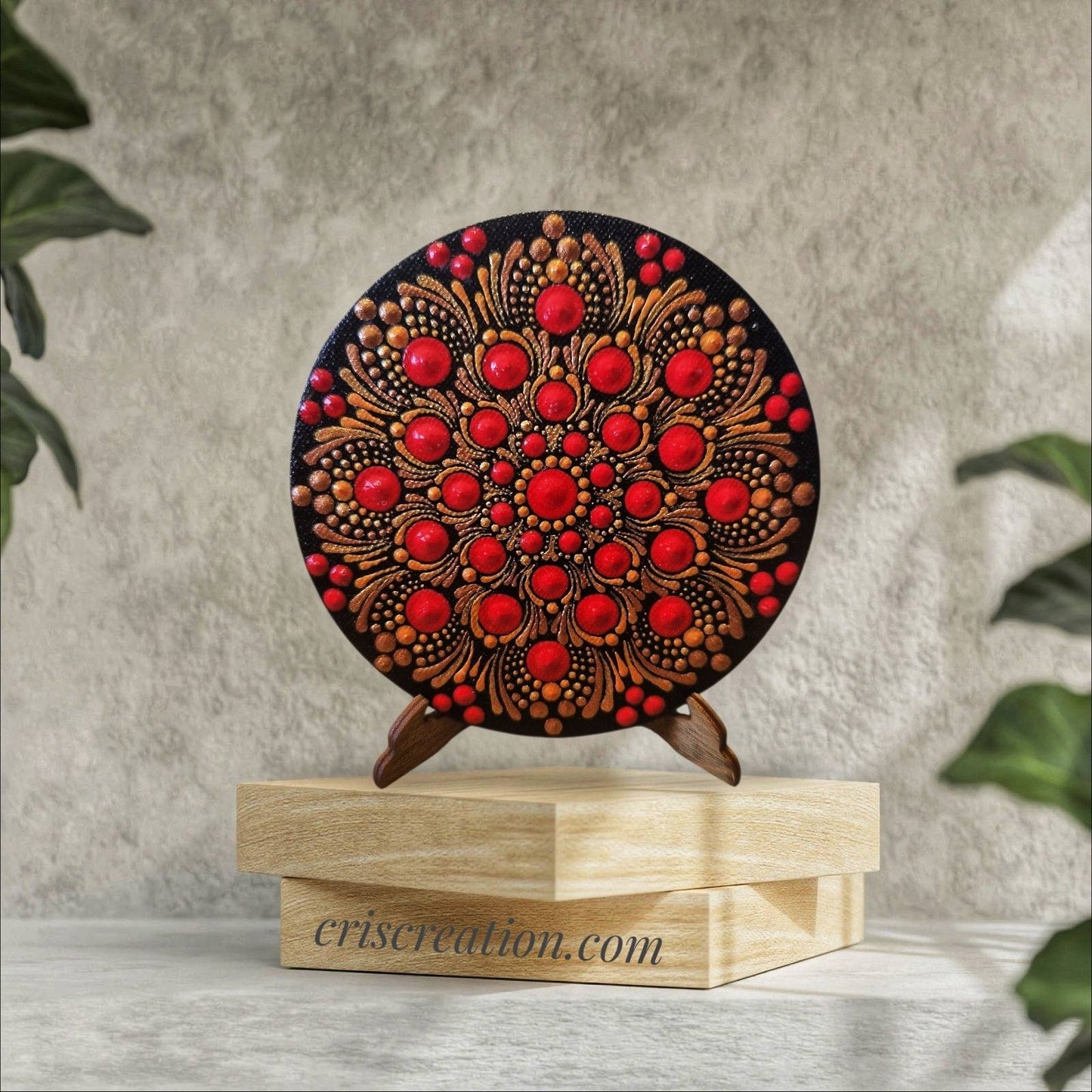 Mandala képtartóval - 10 cm