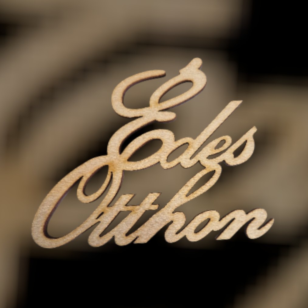 "Édes otthon" - 8,5x7 cm