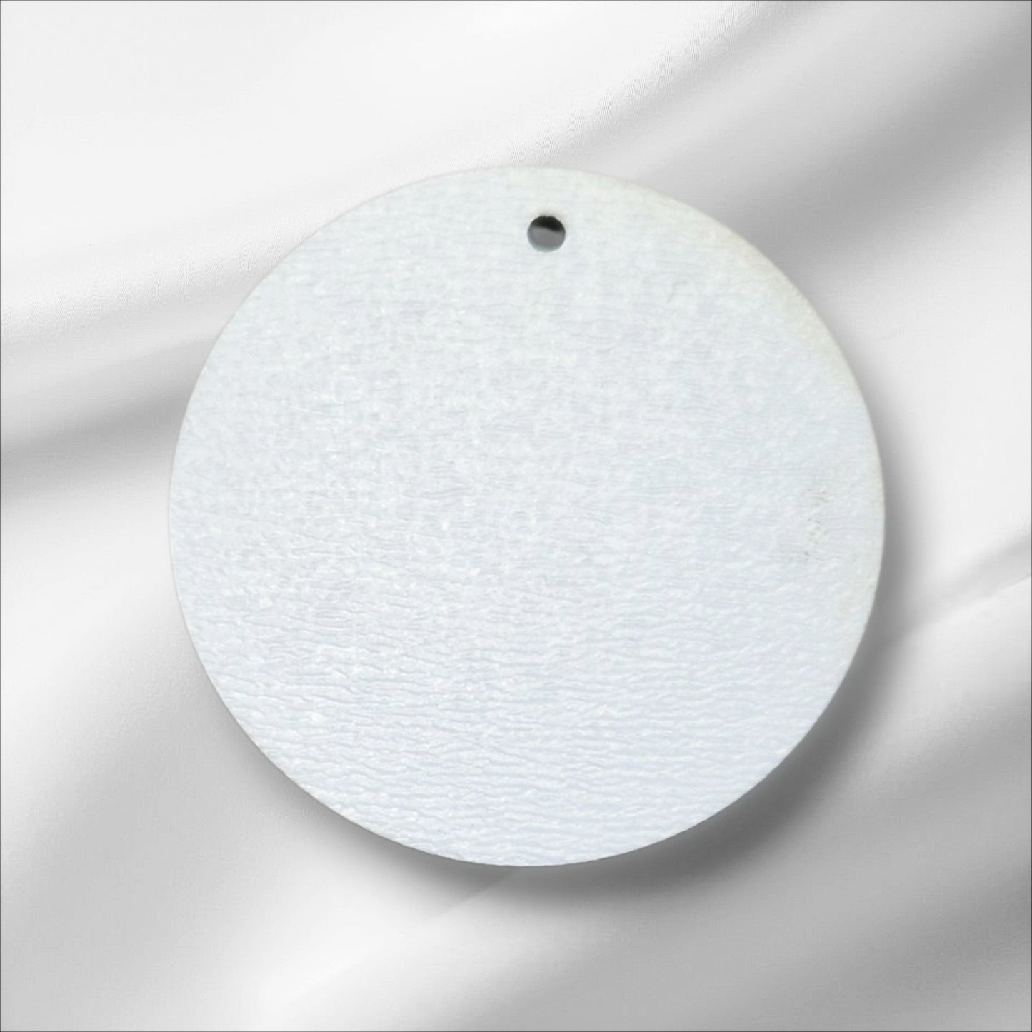 Ékszeralap kör (fehér) 0108. (3 mm) 5 cm