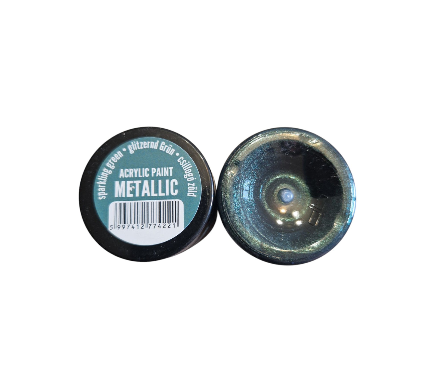 Pentart METÁL festék 50 ml csillogó zöld