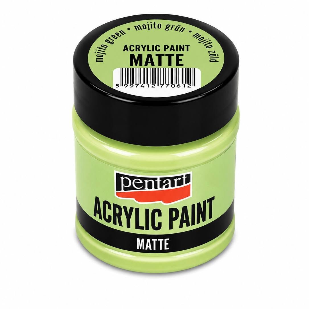 Pentart matt akrilfesték 50 ml mojito zöld