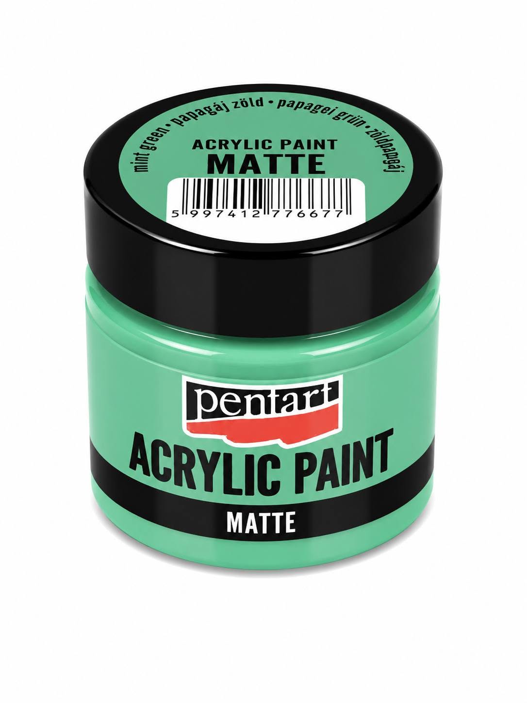 Pentart matt akrilfesték 50 ml papagájzöld