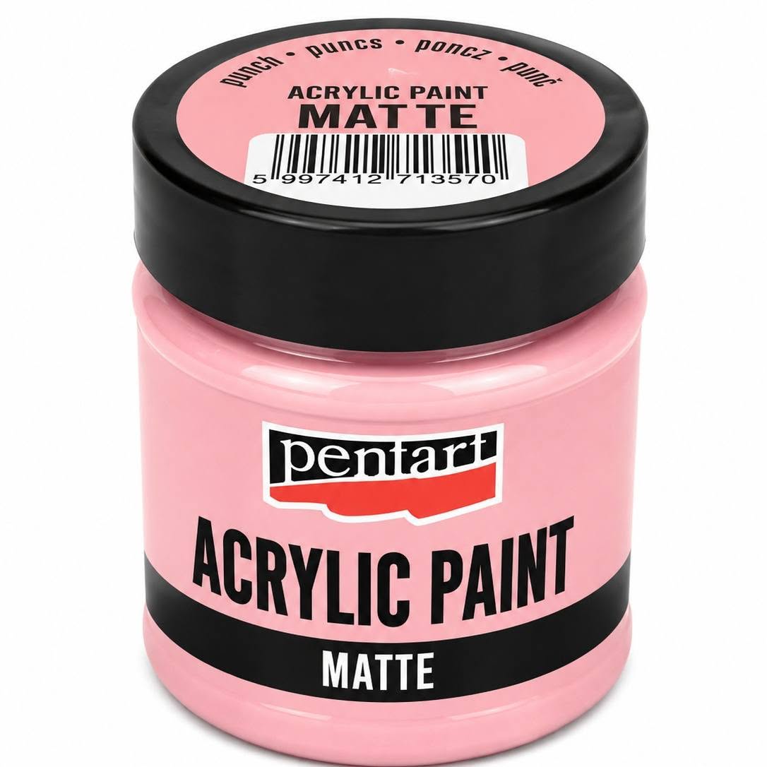 Pentart matt akrilfesték 50 ml puncs