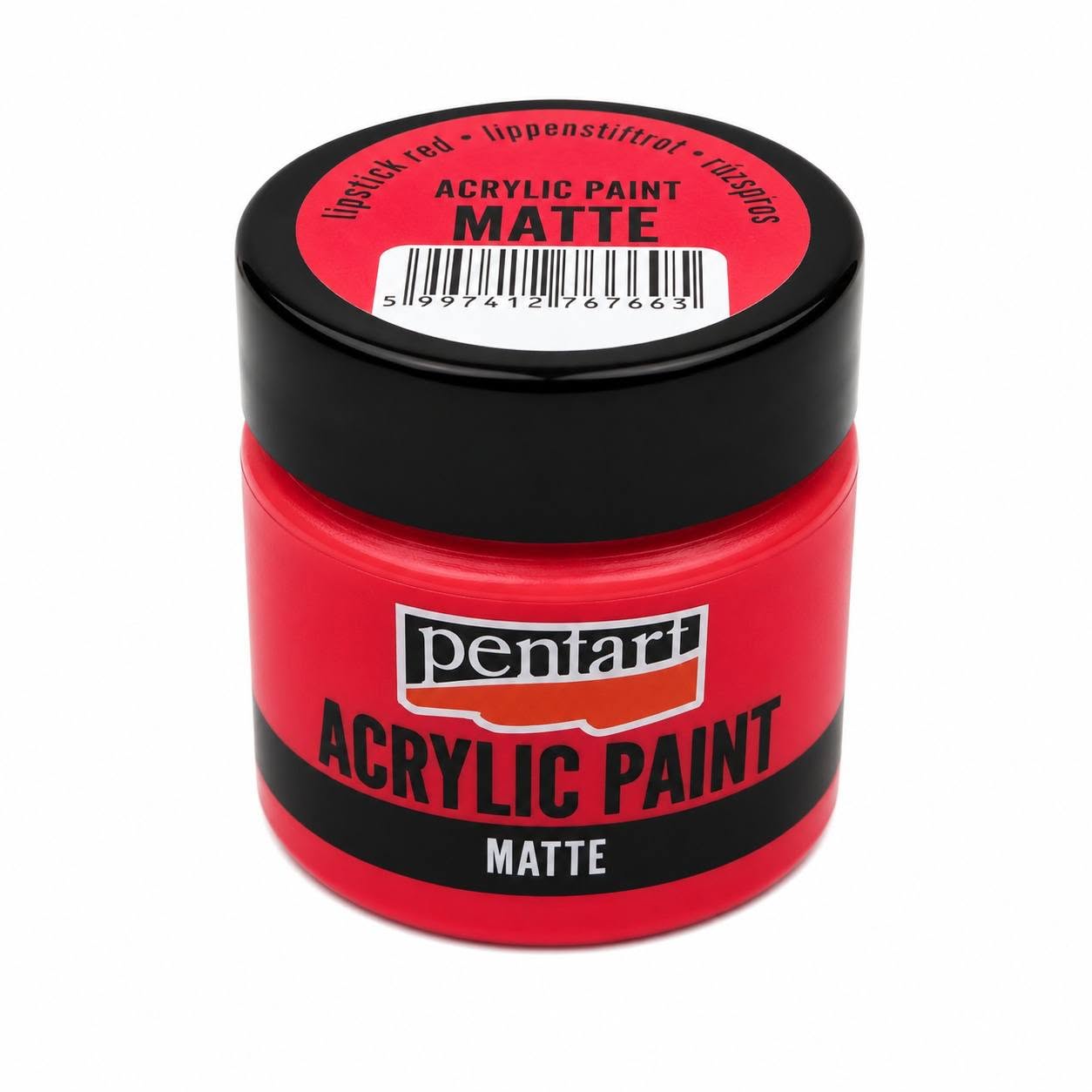 Pentart matt akrilfesték 50 ml rúzspiros