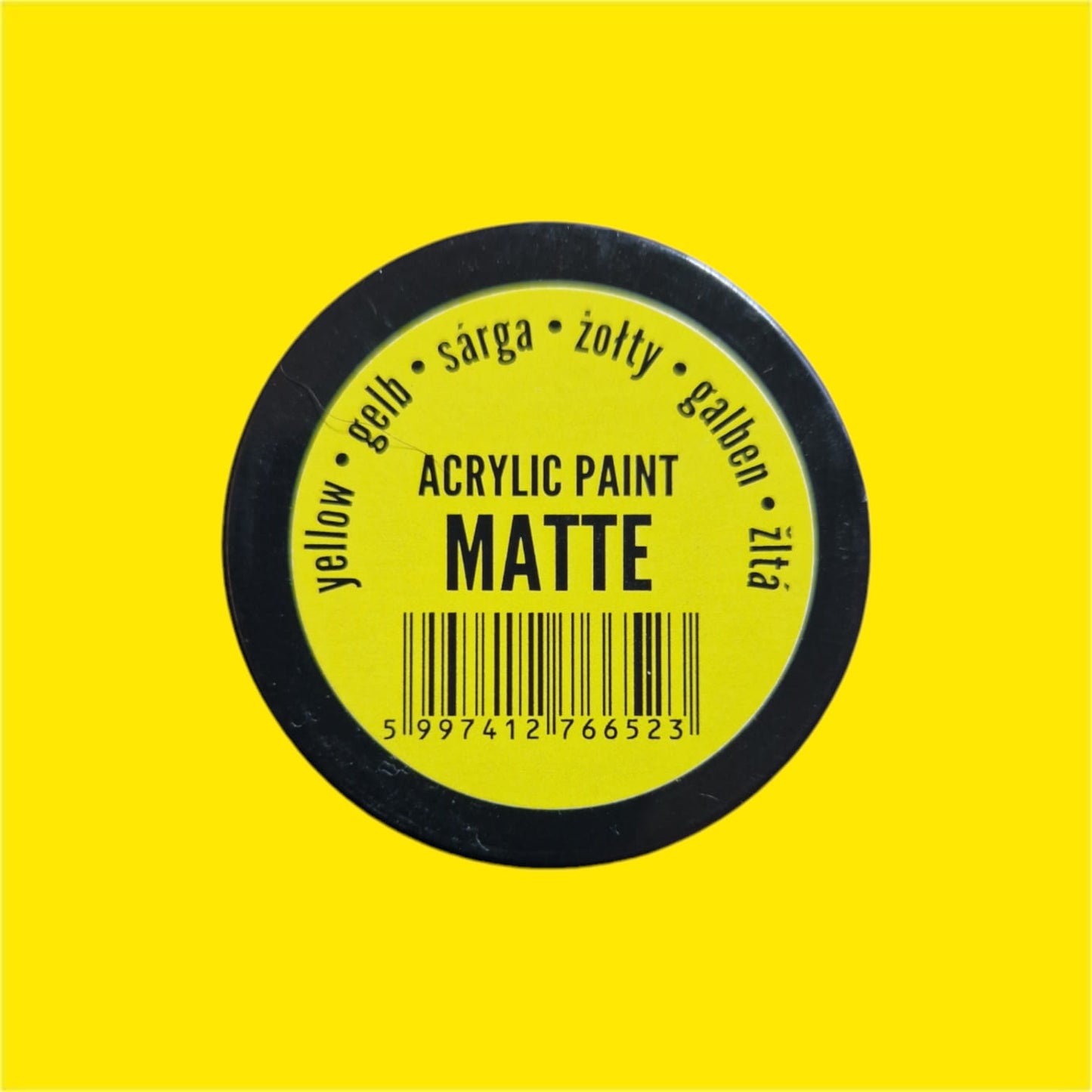 Pentart matt akrilfesték 50 ml sárga