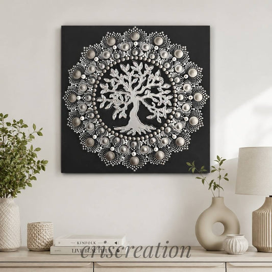015. Mandala akasztóval - 20x20 cm