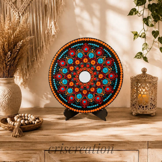 Mandala képtartóval   - 18 cm