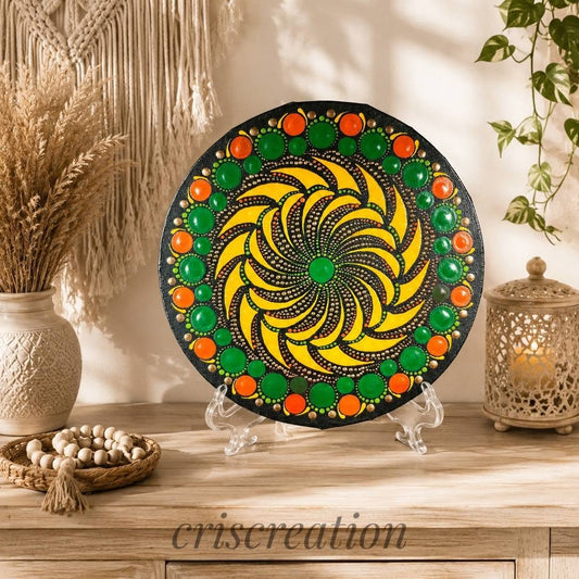 Mandala akril képtartóval