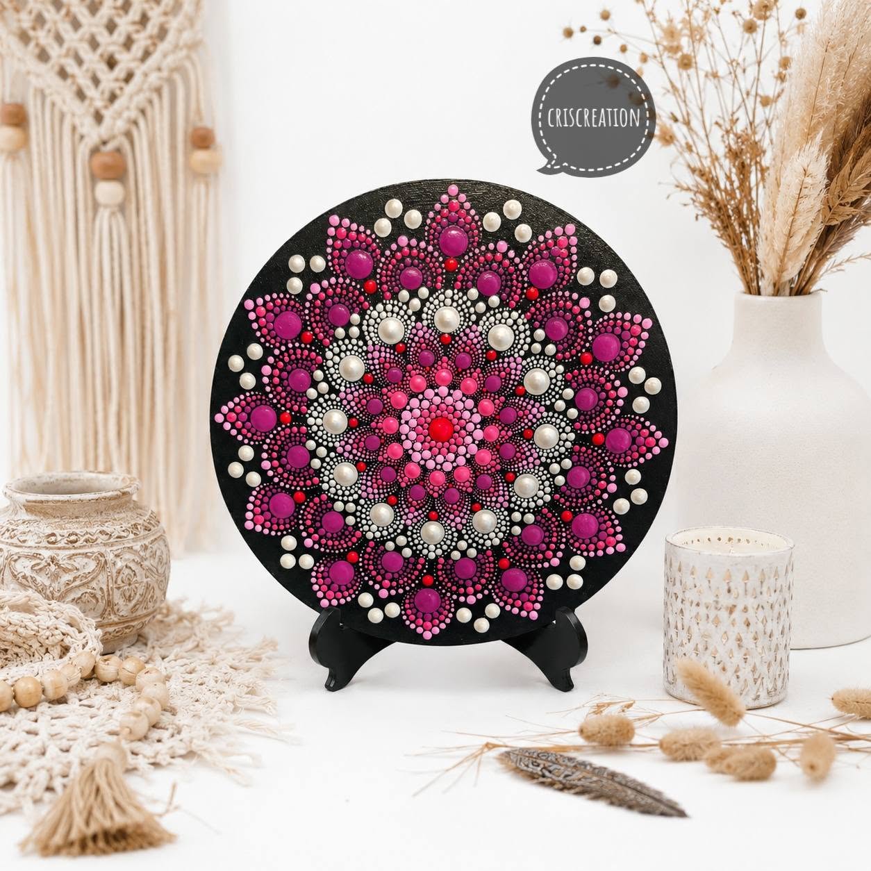 Mandala állványon - 20 cm