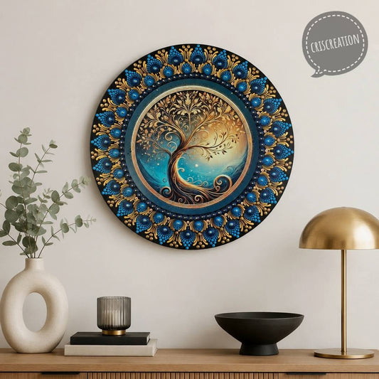 Mandala életfával- 30 cm