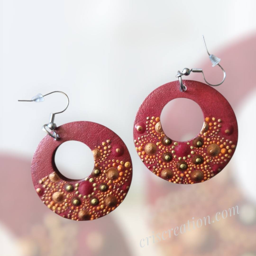 100. Fülbevaló  - 4 cm