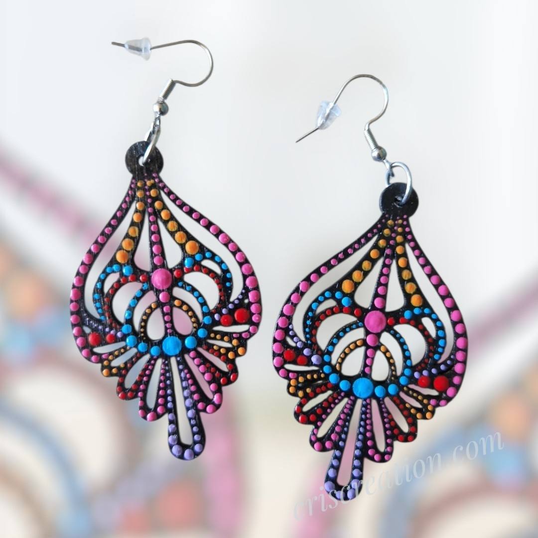 105. Fülbevaló - 6x3,5 cm