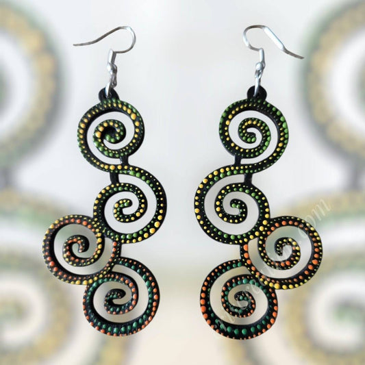 056. Fülbevaló - 7x3,5 cm