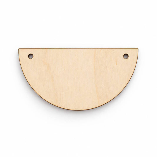 Medálalap két lyukkal - lézervágott 3 mm - 5 cm