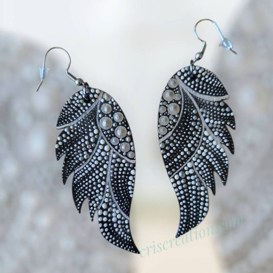 144. Fülbevaló - 6x2,5 cm