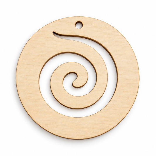 Ékszeralap "spirál"0052. -  5 cm