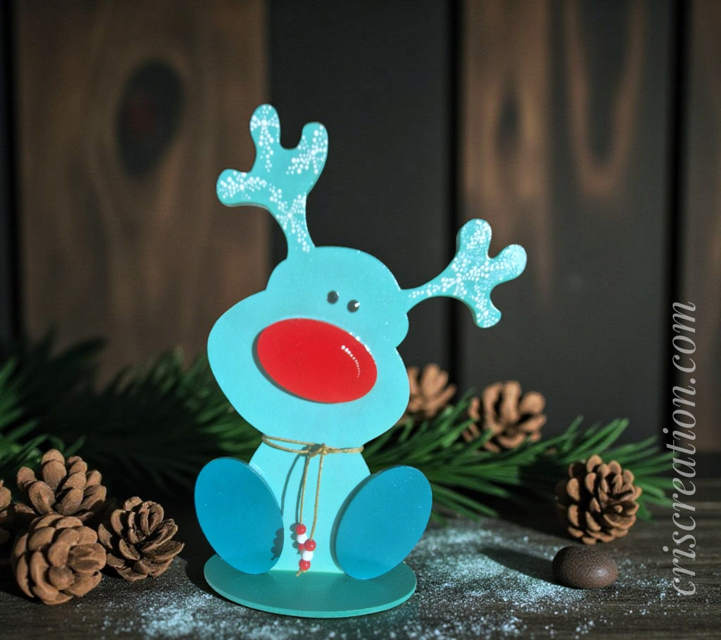 Réni, a szarvas talppal - 20x12 cm