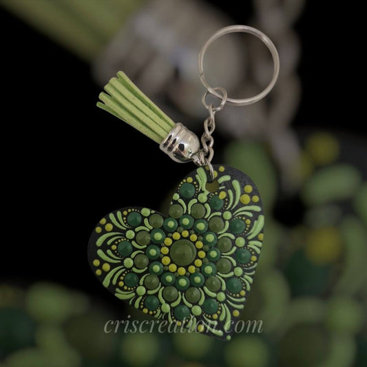 Kulcstartó "szív" - 5,5x5 cm