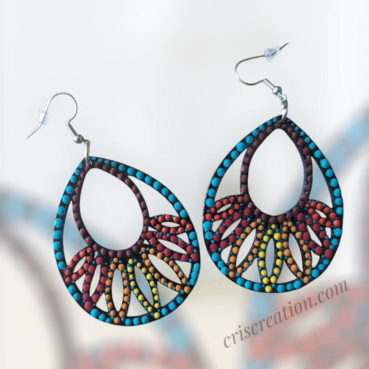 025. Fülbevaló - 5,5x4,5 cm