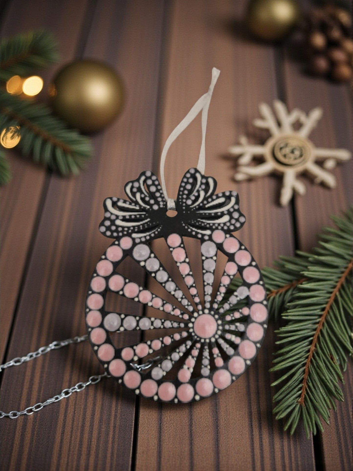 Karácsonyi dísz 8x6 cm