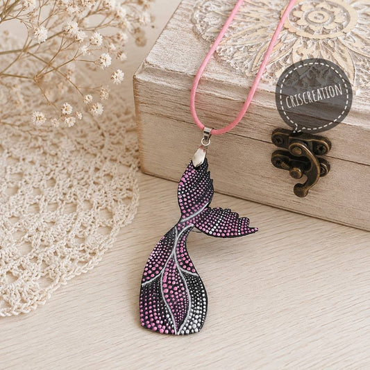 "Sellőfarok" medál - 7x4 cm