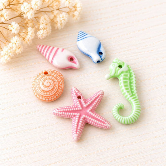 33. Tengerpart stílusú charm - 5 db 1-2 cm