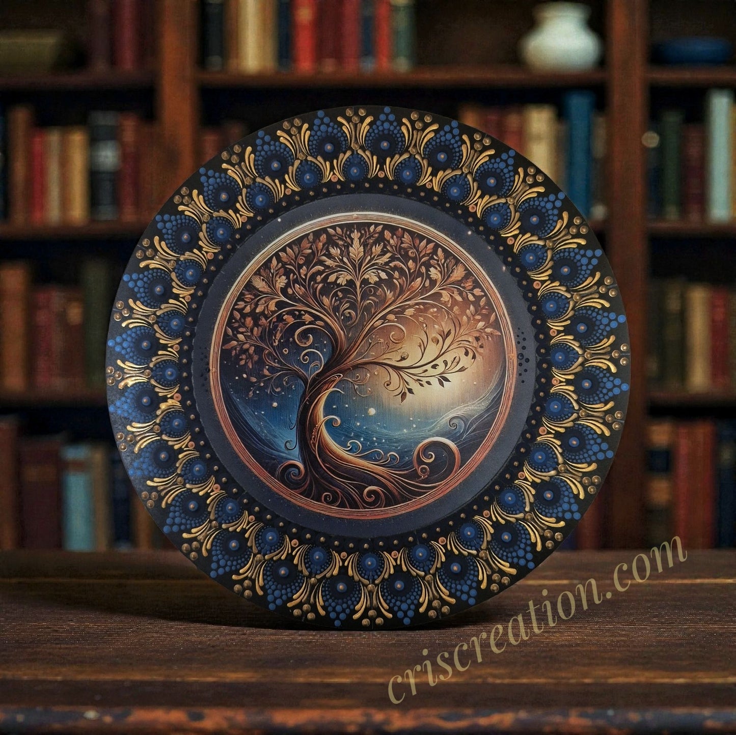 Mandala életfával- 30 cm