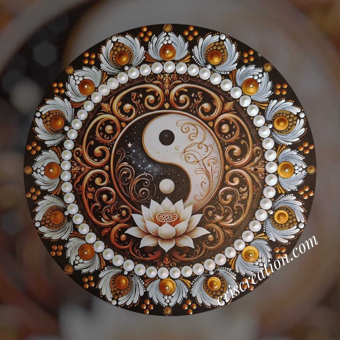 "Jin Jang" Mandala- 30 cm