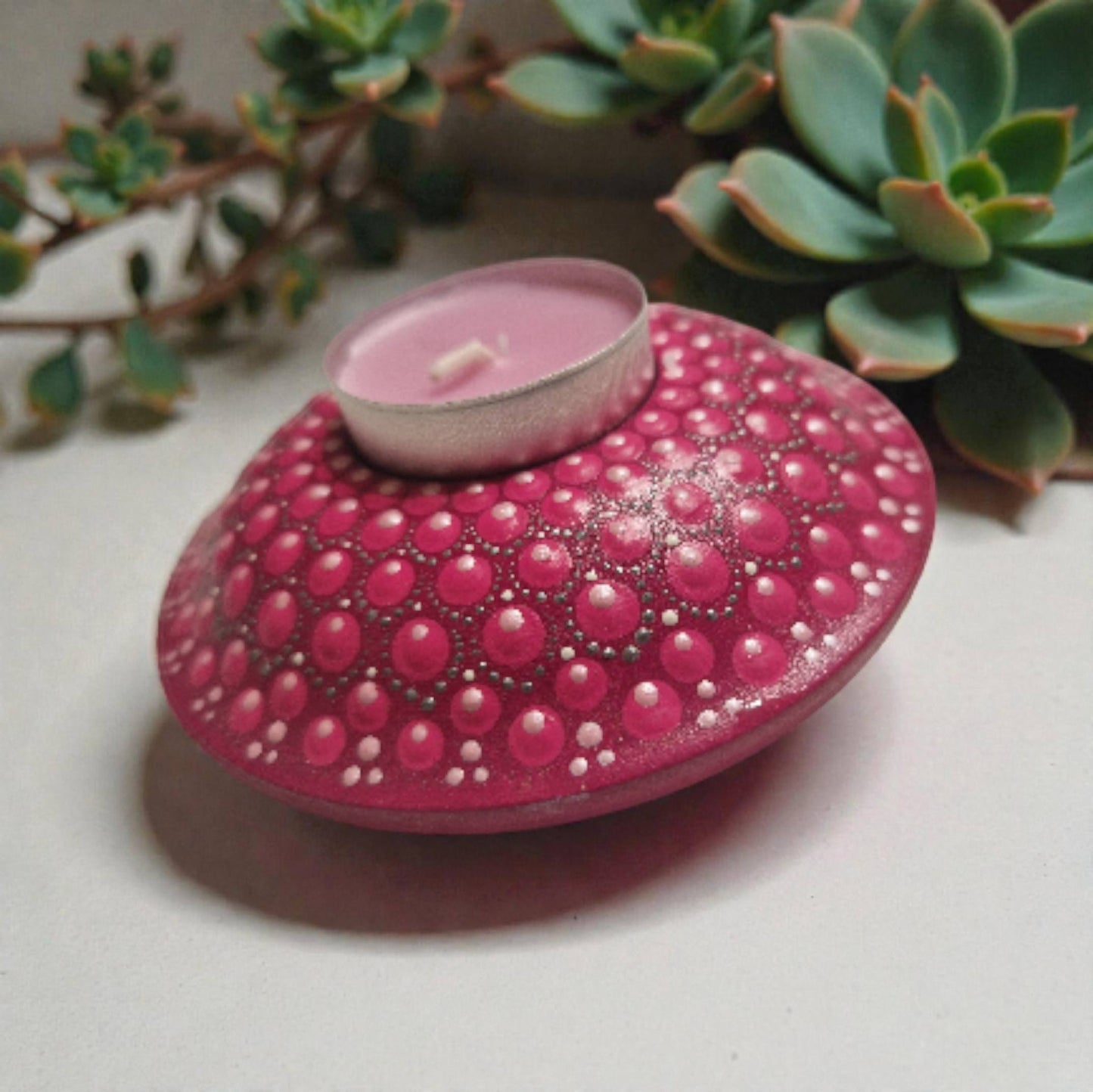 7. Mécsestartó  10 x3 cm