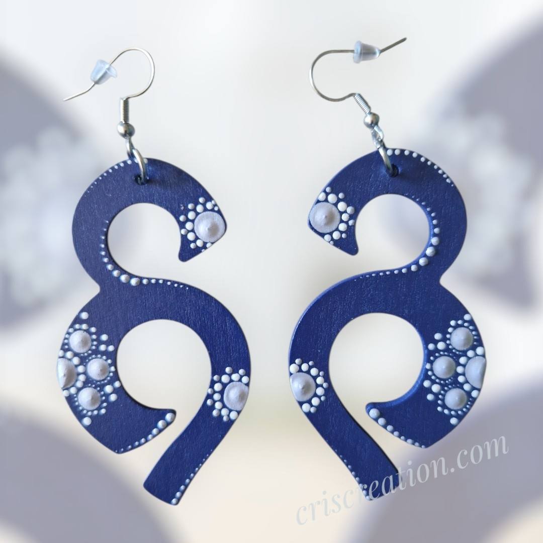 066. Fülbevaló - 6,5x3,5 cm