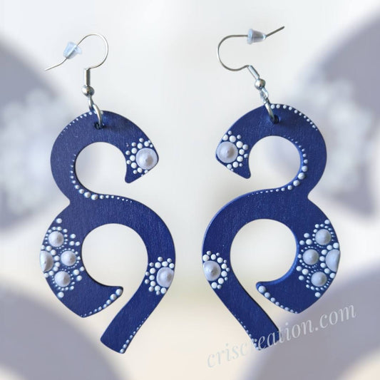 066. Fülbevaló - 6,5x3,5 cm