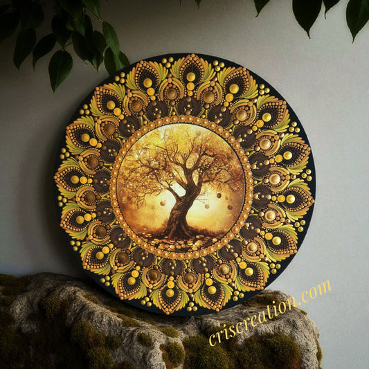 "A Bőség Fája" Mandala- 40 cm