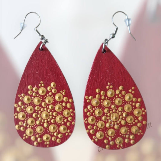 006. Fülbevaló  - 6x3,5 cm